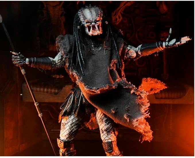 NECA Shaman Predator Ultimate 7-Inch Action Figure with Interchangeable Hands