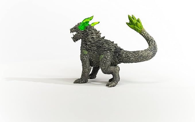 Schleich Eldrador Creatures, Toys for Boys and Girls, Stone Dragon Mythical Creatures Toy Action Figure, Ages 7+, Multicolor, 4.9 inch