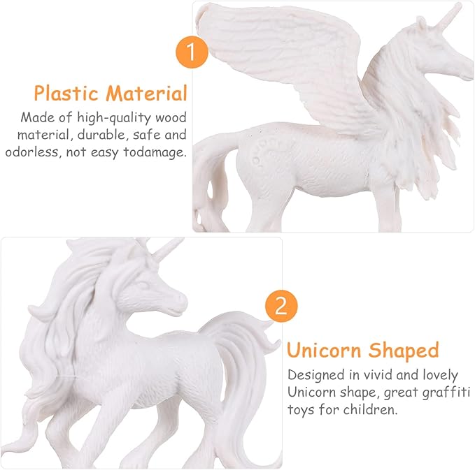 Paint Your Unicorn Set DIY Painting Unicorn Kit Unicorn Party Favor Decorate and Drawing 3D Toys for Kids Girl Toys Art and Craft Set…
