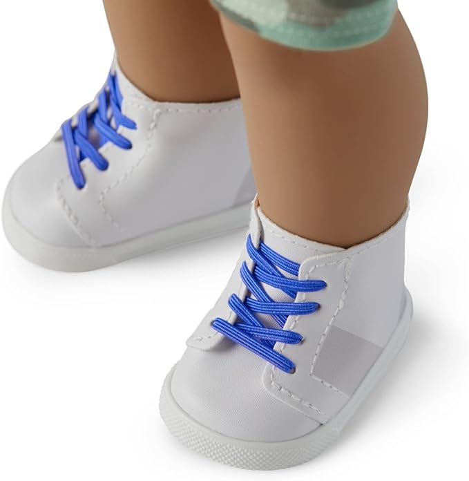 American Girl Truly Me 18-inch Doll #113 with Brown Eyes, Dark-Brown Hair, Deep Skin, Shorts and T-shirt, For Ages 6+