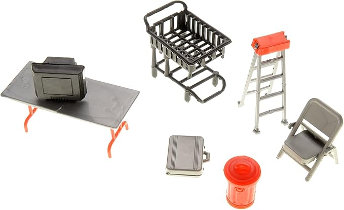 PowerTRC 32 Pcs Wrestling Toys for Kids, Wrestler Play Set with 2 Wrestle Rings Style, 12 Super Wrestlers, Many Realistic Accessories, Toy Figures Cake Topper Birthday Party Decoration Play Set Gift