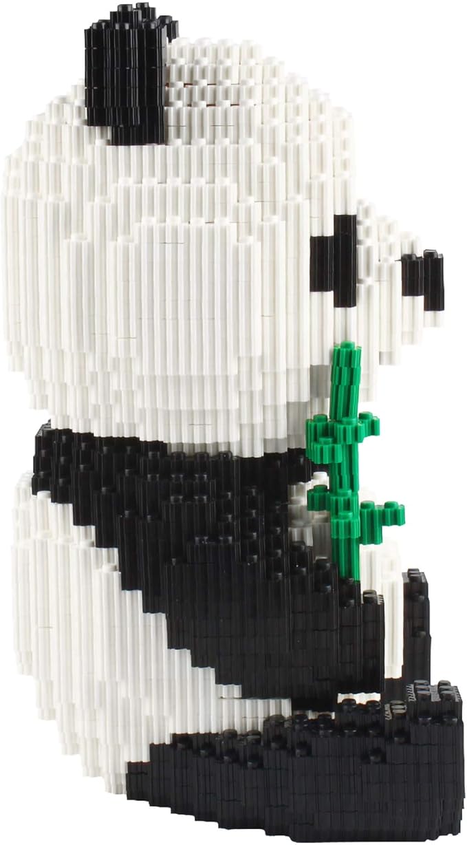 Larcele Panda Micro Building Blocks Animal Mini Building Toy Bricks, 3689 Pieces KLJM-02 (Model 2840)