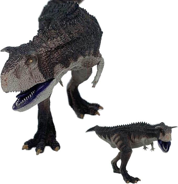 Gemini & Genius Dinosaur Toys Carnotaurus with Moveable Jaw, Realistic Sculpting Camp Cretaceous Dinosarur Action Figure, Birthday Cake Topper, Family Party Gifts for Kids Age 4 Years & Up