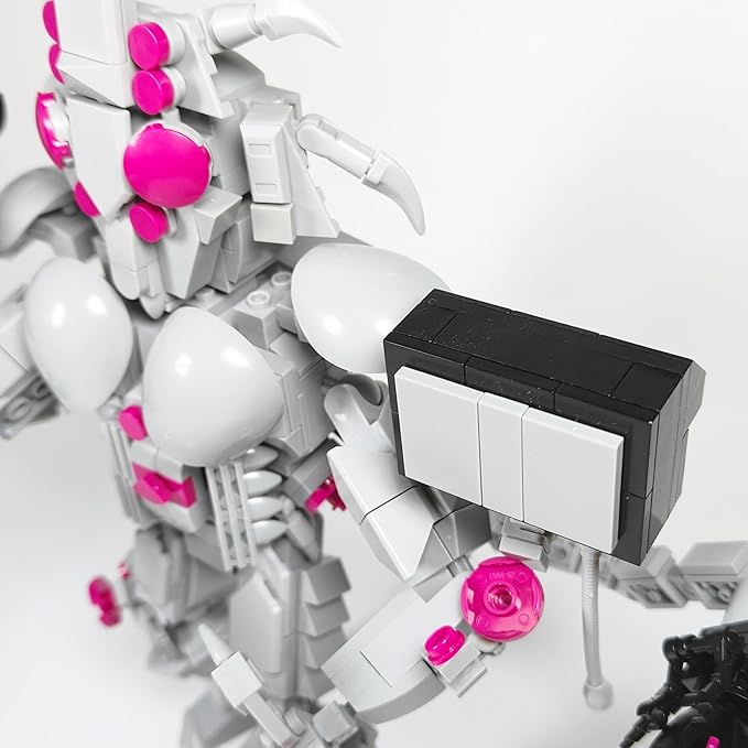 Skibid Toilet Building Block Set, Anti-Titan Giant Behemoth Toilet Man Building Brick for Adults Fans 668PCS Blocks