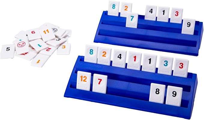 Pressman Rummikub - The Original Rummy Tile Game | Exciting Family Game of Strategy and Luck | Promotes STEM Skills | For Kids, Teens, Adults | 2-4 Players, Ages 8+