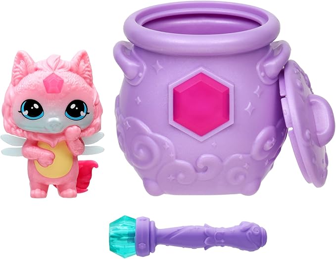 Magic Mixies Mixlings Magic Castle Playset Super Pack, Expanding Playset with Magic Wand That Reveals 5 Magic Moments and 2 Collector's Cauldrons, for Kids Aged 5 and Up, Amazon Exclusive