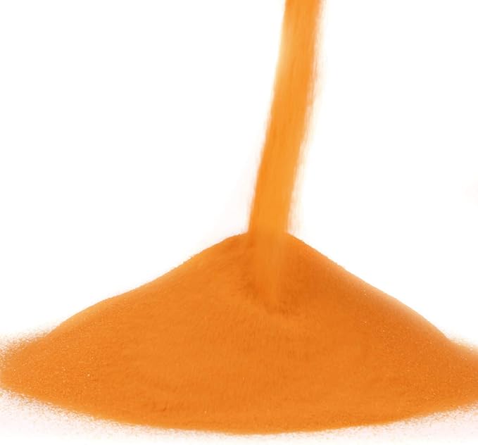 Shiny Stone Colorful Sand,Rainbow Sand,Art Sand,Colored Sand,Craft Sand,Decorative Wedding Vibrant Sand, 250g/0.55lb/8.81oz for Wedding Succulent Terrarium Vase (Orange)