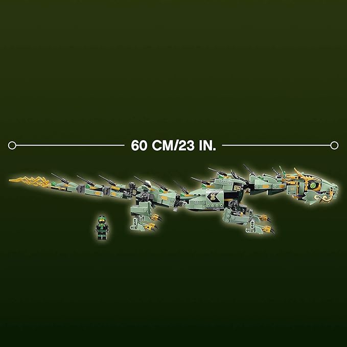 LEGO NINJAGO Movie Green Ninja Mech Dragon 70612 Ninja Toy with Dragon Figurine Building Kit (544 Pieces)