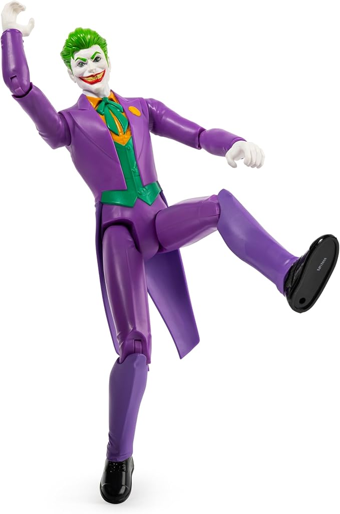 Spin Master Batman Toys Collection Flexible 12 Inch Joker Villain Action Figure for Children Ages 4 and Up
