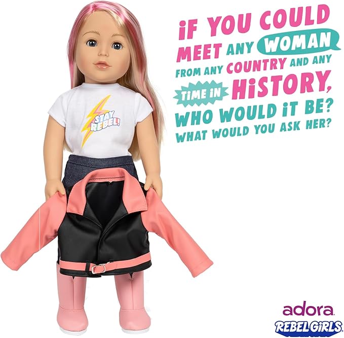 Adora 18 Inch Rebel Girls Doll Collection - Inspired by Good Night Stories Rebel Girl Books, Soft Movable Body with Realistic Features - Gift for Kids Ages 6 and Up - Champion