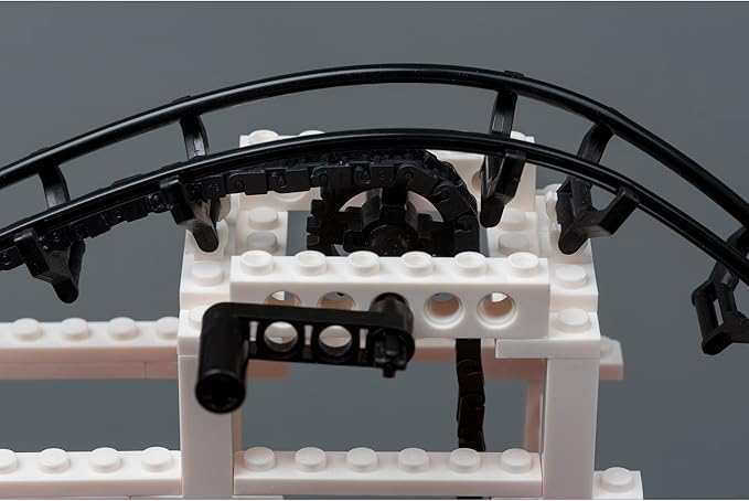 Cyclone - 900+ Pieces, Building Brick Set, Gravity Powered Roller Coaster Model, Promotes STEM Learning