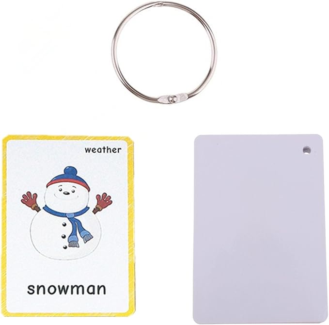 Body Parts+Weather Flashcards for Toddlers | Kids Learning Montessori Pocket Cards Toys | Perfect for Pre-K Decorations Background Wall Stickers,Teacher/Autism Therapists Tools