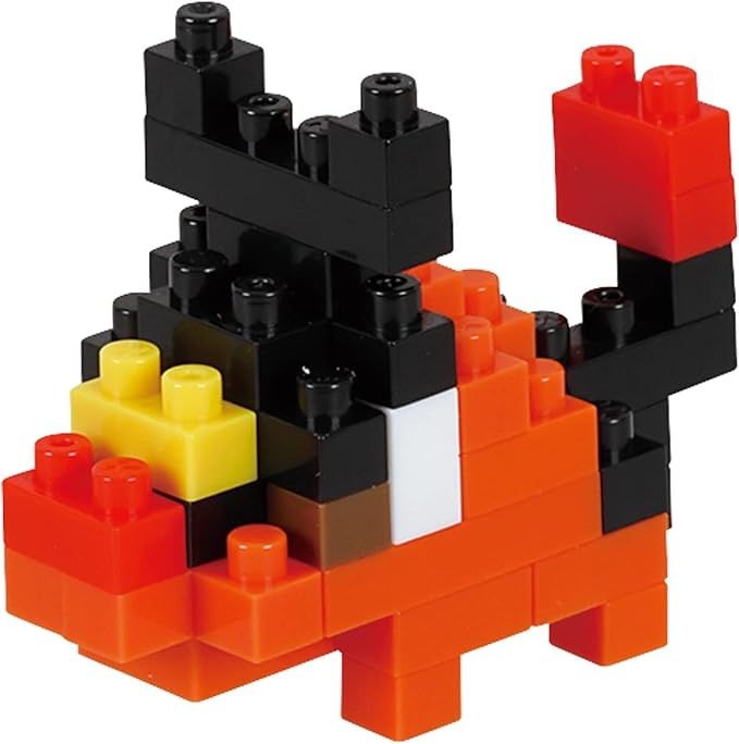 nanoblock - Pokémon - Type Fire Set 1 (Blind Box Complete Set), mininano Series Building Kit