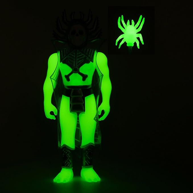 Super7 The Worst King Hell (Monster Glow) - 3.75" The Worst Action Figure with Accessory Collectibles and Retro Toys