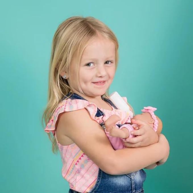 Adora Amazon Exclusive Sweet Babies Collection, 11” Soft and Cuddly Girl Baby Doll | Machine Washable, Birthday Gift For Ages 1+ - Baby Girl Dino