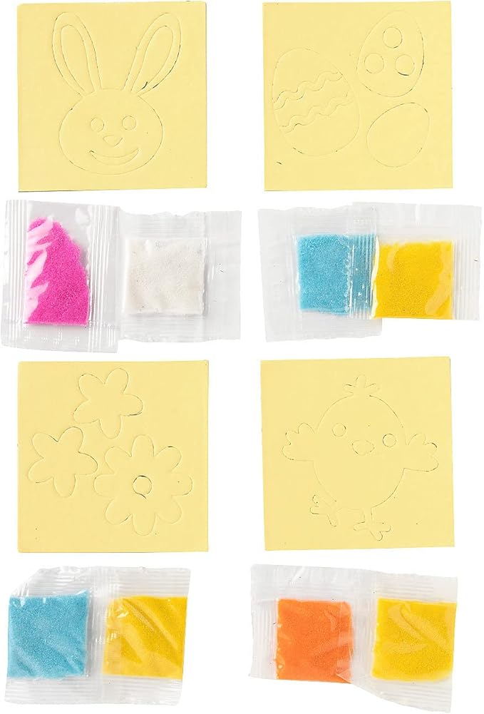 Easter Sand Art Pictures - 24 Pieces