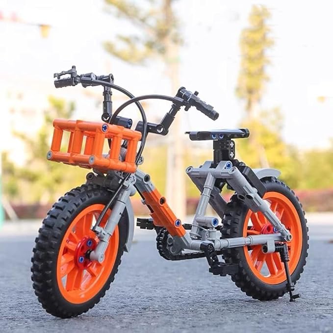 ENHANA Motorcycle Building Blocks Bike Cycle Compatiable with Tech Set Mountain Bike Building Kit Toy STEM Educational Bike Building Set for 6-10 Years Old Boys