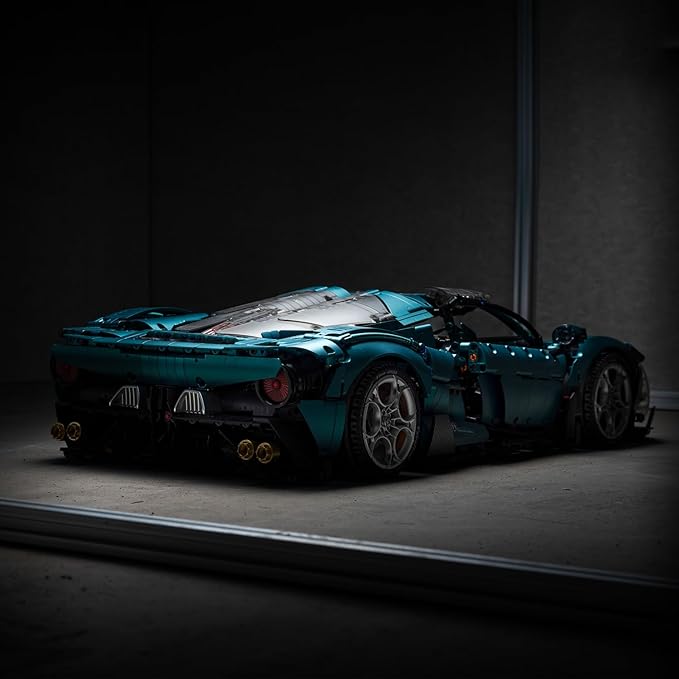 Raceforge Sports Car Building Set,1:8 Scale Model Sports Technic Car,Adult Collectible Cars Sets to Build，Scale Car Gift for Adults,Home or Office Décor Sets for Boys 8-14(4208pcs)