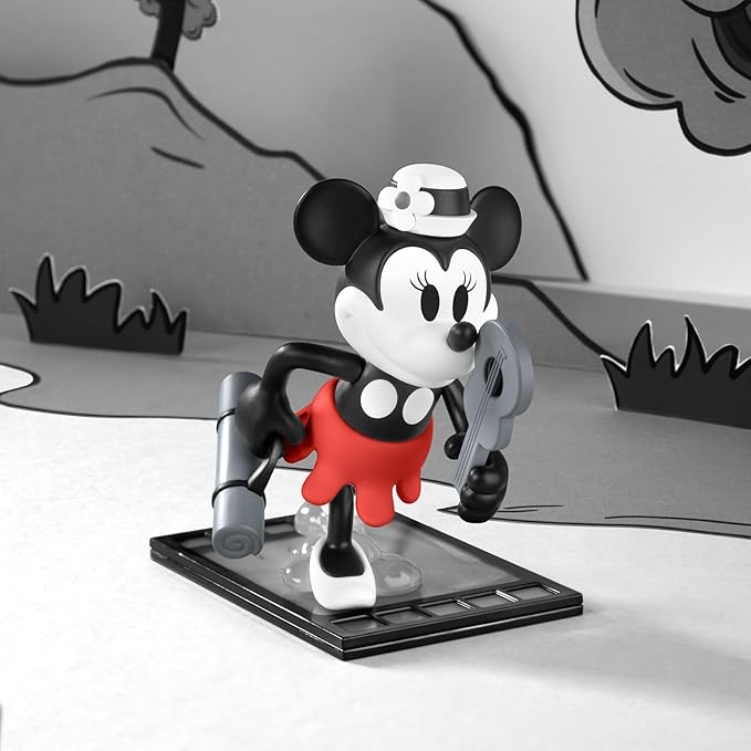 POP MART Disney Steamboat Willie Series Figures, Disney Blind Box Figures, Random Design Action Figures Collectible Toys Home Decorations, Holiday Birthday Gifts for Boys and Girls, Single Box