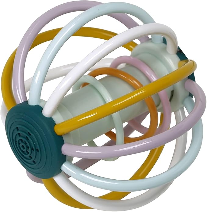 Manhattan Toy Comet Outer Space Themed Rattle and Teether Sensory Developmental Baby Toy