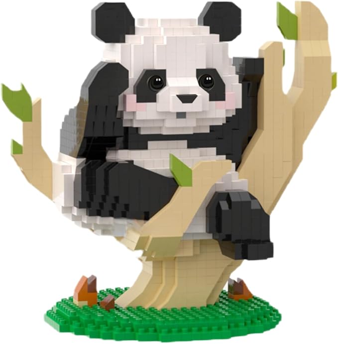 QMEAKMONY Mini Building Blocks Panda Sets Cute Micro Mini Panda Building Bricks for Adults Micro Nano Bricks Perfect Party Favors for Teenagers(1423 PCS)