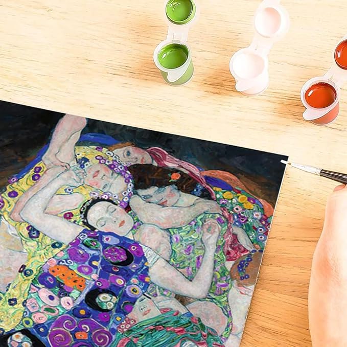 Ravensburger Klimt: Virgin Paint by Numbers Kit for Adults - 23649 - Painting Arts and Crafts for Ages 14 and Up