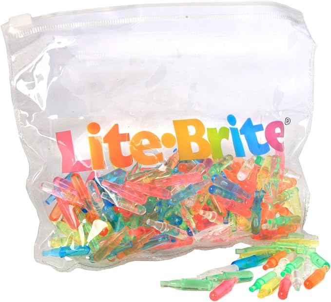 Lite Brite Ultimate Value Retro Toy, 12 Seasonal Templates, Peg Pouch, Amazon Exclusive, Light up Creative Activity Toy, Educational Stem, Gift for Girls and Boys, Ages 4+
