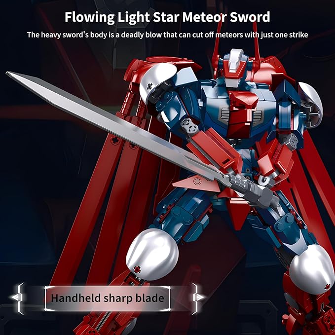 Mech Robot Building Blocks Set Toys Gift for Adults and Kids Boys(538Pcs)