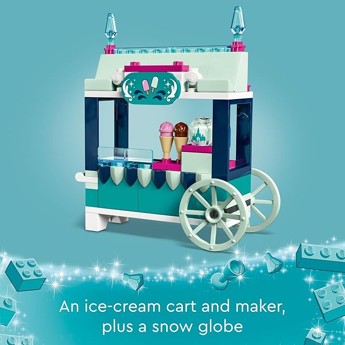 LEGO Disney Frozen Elsa’s Frozen Treats Building Set, Includes Elsa Mini-Doll and a Snowgie Figure, Elsa Toy Makes a Fun Gift for Girls and Boys who Love Frozen Toys, Disney Princess Doll, 43234