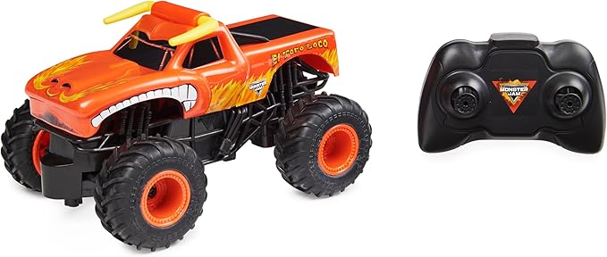 Monster Jam, Official El Toro Loco Remote Control Monster Truck for Boys and Girls, 1:24 Scale, 2.4 GHz, Kids Toys for Ages 4-6+