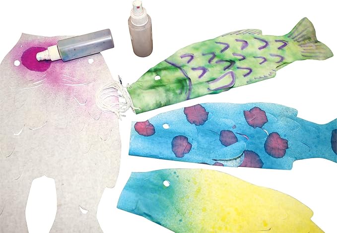 Roylco Japanese Carp Wind Sock Activity Kit, Pack of 24