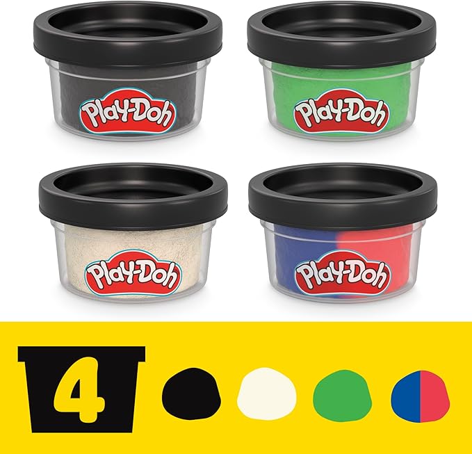 Play-Doh Star Wars Squish & Slice Lightsabers Playset, Bendy 4 Inch Luke Skywalker & Darth Vader Action Figures, Imagination Toys for 4 Year Old Boys & Girls & Up