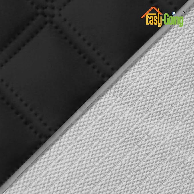 Easy-Going Sofa Slipcover Futon Cover Waterproof Couch Cover Furniture Protector Cover Pets Covers Whole Fabric No Stitching Non-Slip Fabric Pets Kids Children Dog Cat (Futon, Black)