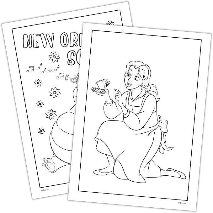 Disney Princess Create-A-Scene Sticker Activity Pad and Sticker Scenes 45650, Bendon