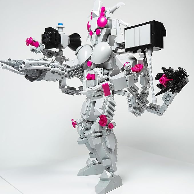 Skibid Toilet Building Block Set, Anti-Titan Giant Behemoth Toilet Man Building Brick for Adults Fans 668PCS Blocks