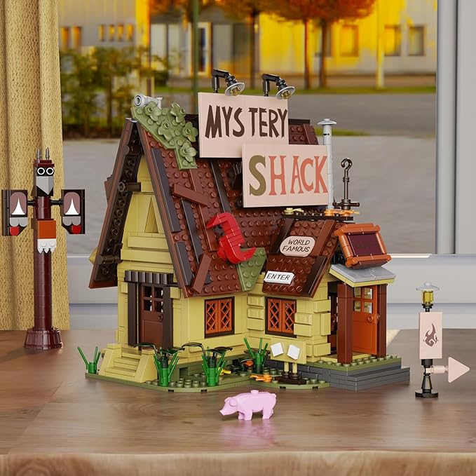Gravity House Building Sets, Mystery Shack Building Toys Compatible with Lego, Collectible & Buildable Fun Model Toys, Collection Gift for 6+ Boys Girls Adults and TV Fans (965 PCS)