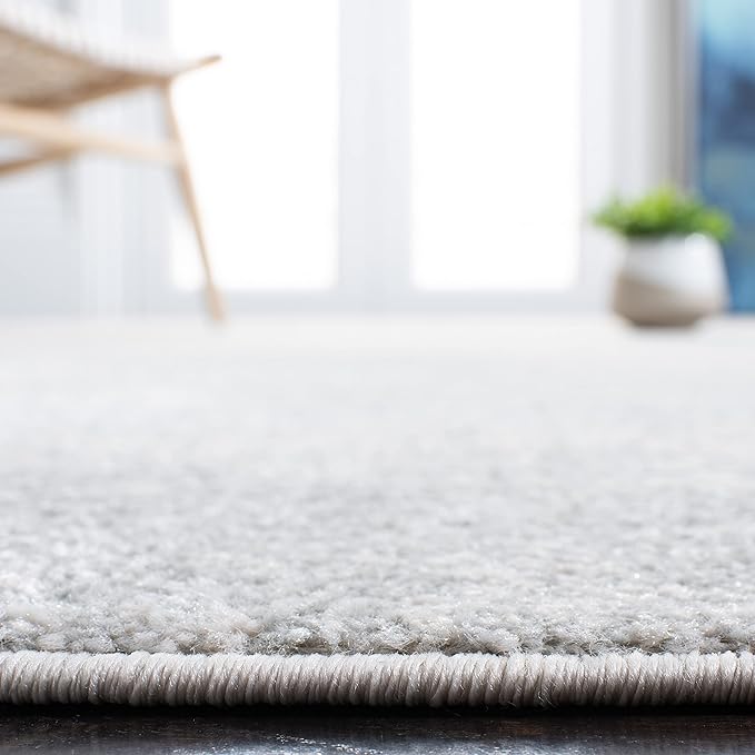 SAFAVIEH Evoke Collection 5'1" x 7'6" Ivory / Sage EVK272B Modern Abstract Non-Shedding Living Room Bedroom Area Rug