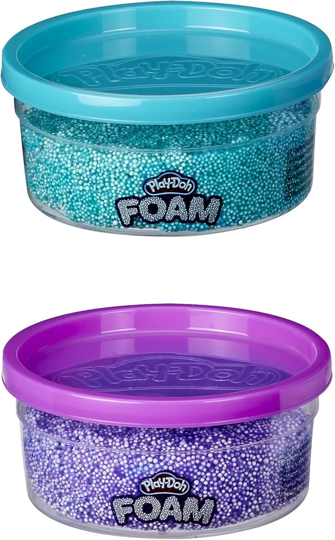 Play-Doh Foam and Play-Doh Slime Kit: Super Cloud Slime, HydroGlitz, Super Stretch, and Krackle 13 Multipack Bundle of Cool Colors, Kids Party Favors, Non-Toxic (Amazon Exclusive)