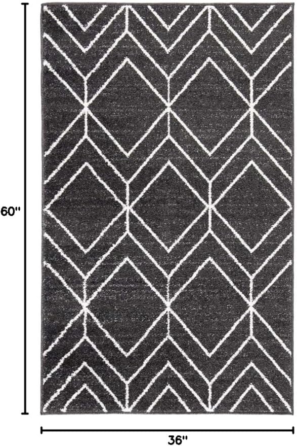 SAFAVIEH Adirondack Collection Accent Rug - 3' x 5', Brown & Ivory, Modern Geometric Design, Non-Shedding & Easy Care, Ideal for High Traffic Areas in Entryway, Living Room, Bedroom (ADR241T)