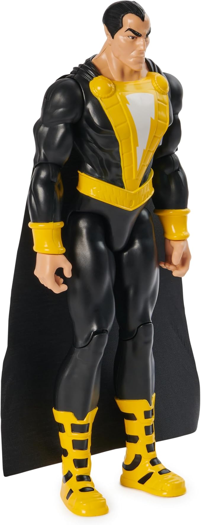 DC Comics, Black Adam Action Figure with Cape, 12-inch, Easy to Pose, Collectible Superhero Kids Toys for Boys and Girls, Ages 3+