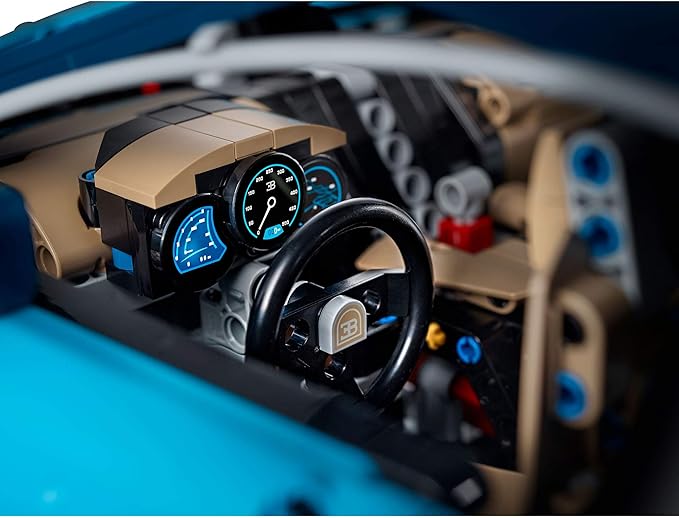 LEGO Technic Bugatti Chiron 42083 Race Car Building Kit and Engineering Toy, Adult Collectible Sports Car with Scale Model Engine (3599 Pieces)
