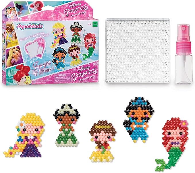 Aquabeads Disney Princess Character Set - Create Your Favorite Princesses with Water Beads!