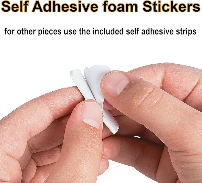 4E's Novelty 24 Halloween Crafts for Kids - Silly Monsters Foam Magnet Craft Kits - 24 Pack / 4 Styles, Classroom Arts & Crafts