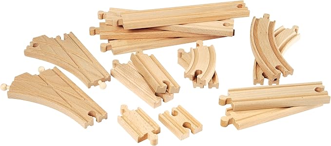 BRIO World 33402 Expansion Pack Intermediate - Wooden Train Set for Kids | Enhances Creativity | Compatible with All BRIO Train Sets | FSC Certified | Ideal for Ages 3 and Up