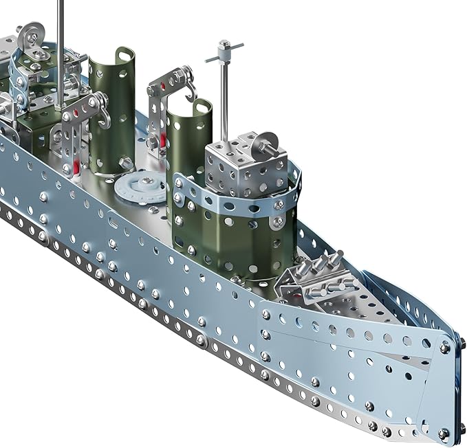 Lucky Doug Stem Building Projects Model Cruiser Ocean Ship Set, 504 Pieces Stem Project Building Toys for Kids Ages 8-12, Assembly Science Kit Toys Gifts for Boys Kids Girls 8 9 10 11 12-16 Years Old