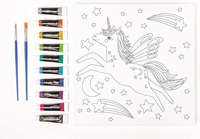 Crocodile Creek Canvas/Unicorn