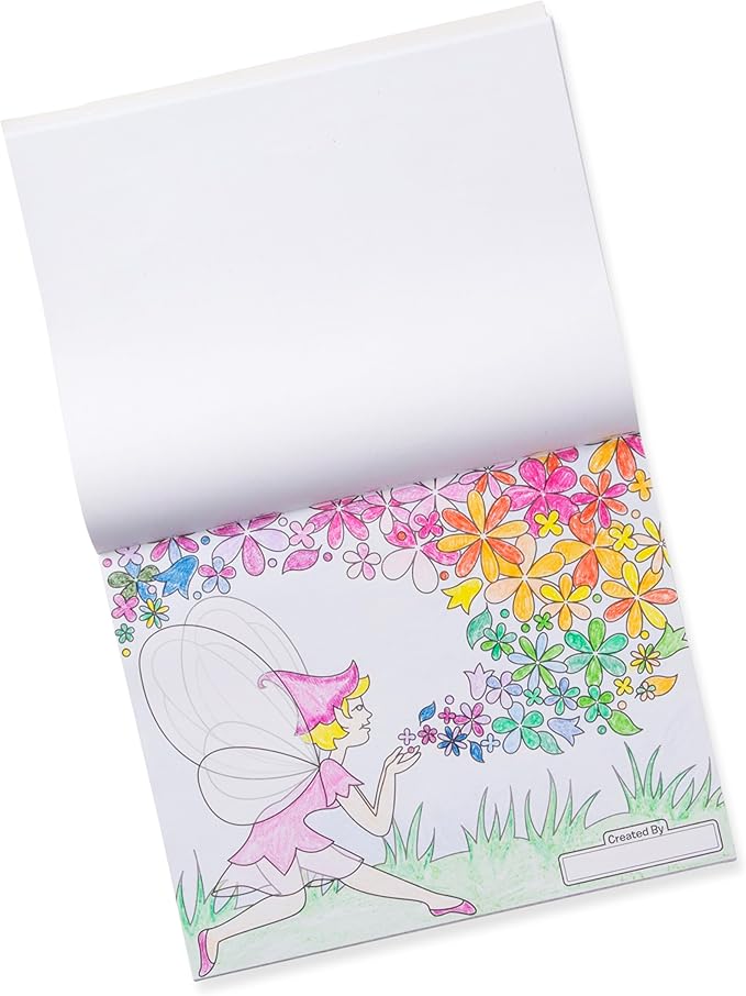 Melissa & Doug Jumbo 50-Page Kids' Coloring Pad Activity Book - Princess and Fairy