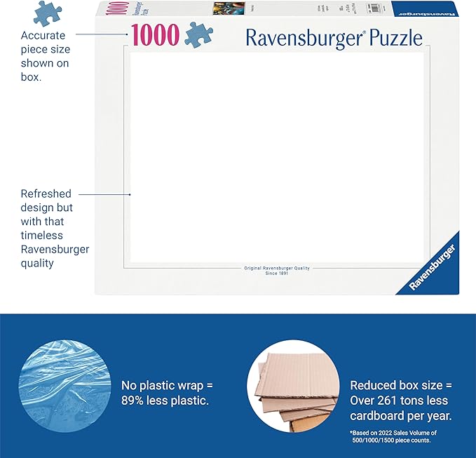 Ravensburger Mojang Minecraft Mosaic 1000 Piece Jigsaw Puzzle for Adults - 12000421 - Handcrafted Tooling, Made in Germany, Every Piece Fits Together Perfectly