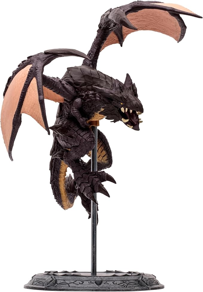 McFarlane Toys - World of Warcraft Red Highland Drake and Black Proto-Drake 2pk 1:12 Scale Posed Figures