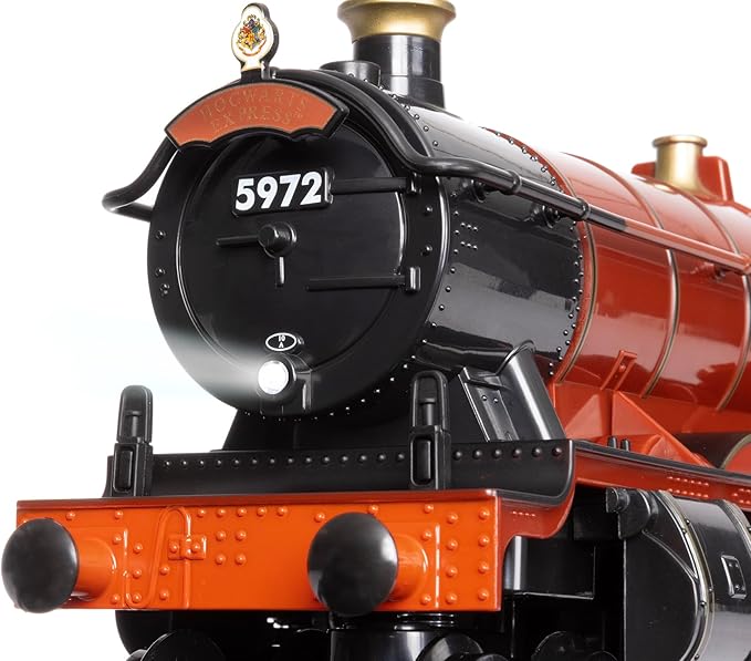 Lionel Battery-Operated Hogwarts Express Toy Train Set with Bluetooth, Locomotive, Train Cars, & Track with Authentic Train Sounds, Lights, & Water Vapor Smoke Effects for Kids 4+
